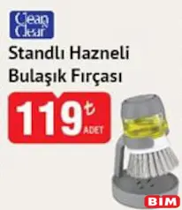 CLEAN&CLEAR STANDLI HAZNELİ BULAŞIK FIRÇASI fiyat ve kampanya bilgisi